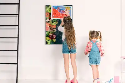Írható mágnestábla vegán asztali kivitelben