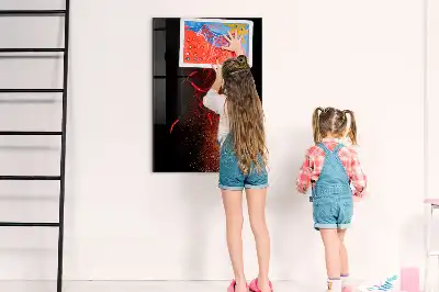 Mágneses írható tábla csípős paprikák mintával