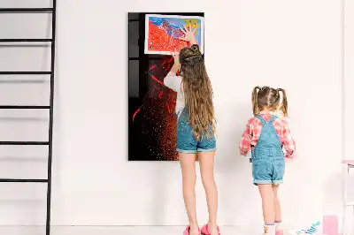 Mágneses írható tábla csípős paprikák mintával