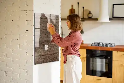 Írható mágnestábla új fa kerettel