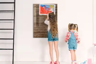 Írható mágnestábla új fa kerettel