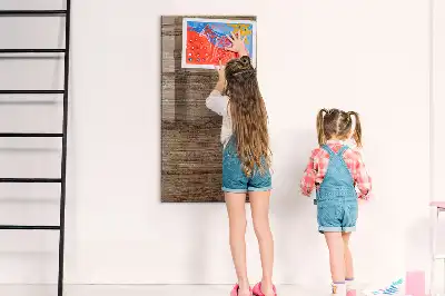 Írható mágnestábla új fa kerettel