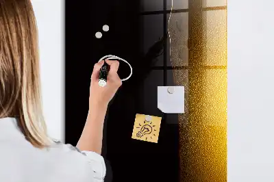 Mágneses írható tábla sötét sör színű