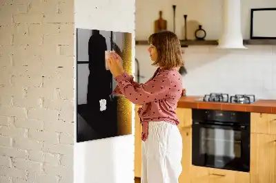 Mágneses írható tábla sötét sör színű