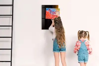 Mágneses írható tábla sötét sör színű