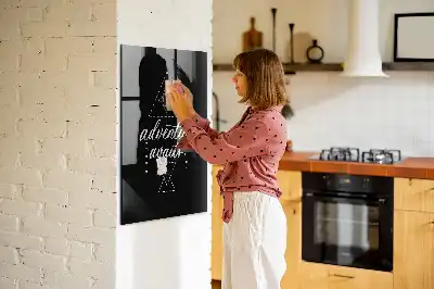 Írható mágnestábla Kaland mintával