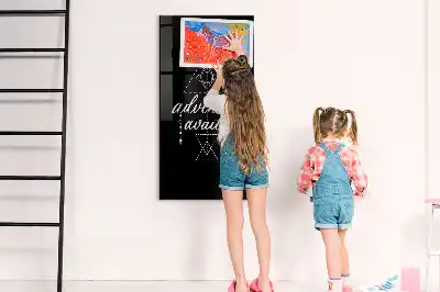 Írható mágnestábla Kaland mintával
