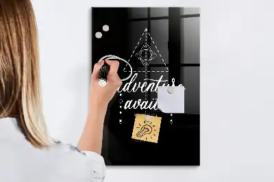 Írható mágnestábla Kaland mintával