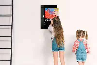 Mágneses írható tábla Kaland mintával