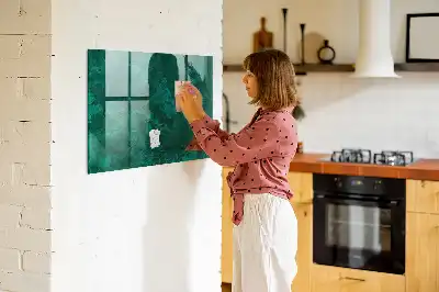 Törölhető mágneses tábla smaragdzöld színű