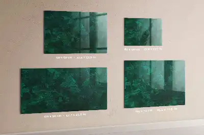 Törölhető mágneses tábla smaragdzöld színű