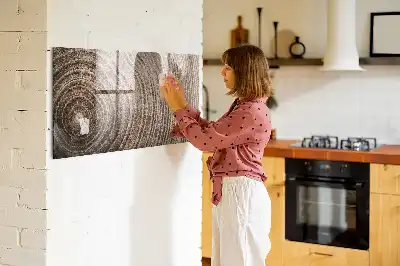 Mágneses felíró tábla fatörzs kialakítású