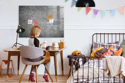 Mágneses felíró tábla indusztriális stílusú falra szerelhető kivitelben