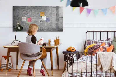 Mágneses felíró tábla indusztriális stílusú falra szerelhető kivitelben