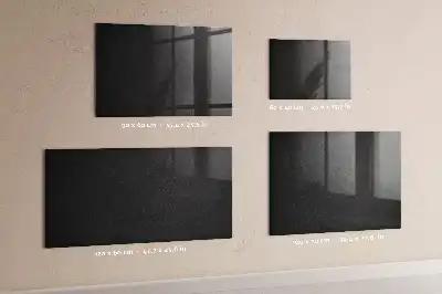 Mágneses írótábla sötét kőzet mintával