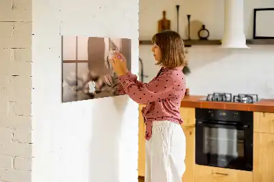 Kávészemek törölhető mágneses táblával