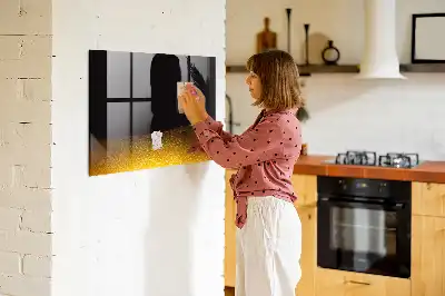 Törölhető mágneses tábla narancslé mintájú