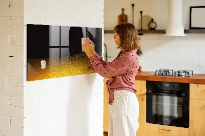 Törölhető mágneses tábla narancslé mintájú