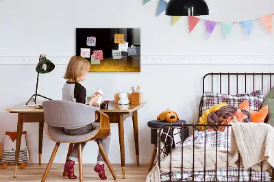Törölhető mágneses tábla narancslé mintájú