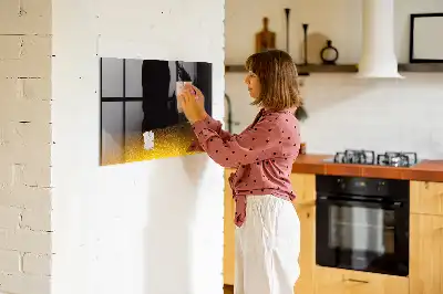 Törölhető mágneses tábla narancslé mintájú