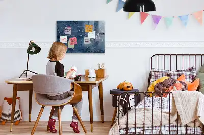 Törölhető mágneses tábla elegáns márvány mintával
