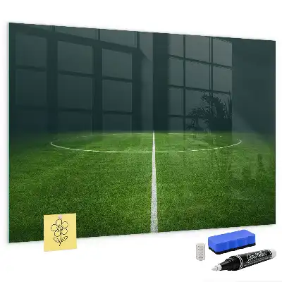 Törölhető mágneses tábla futballpálya mintával