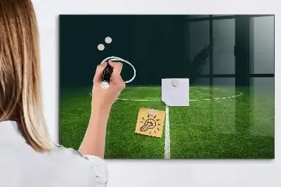 Törölhető mágneses tábla futballpálya mintával