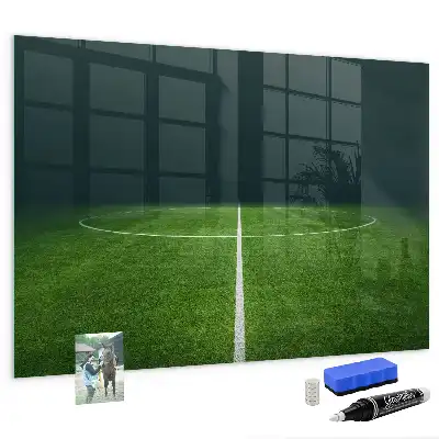 Törölhető mágneses tábla futballpálya mintával