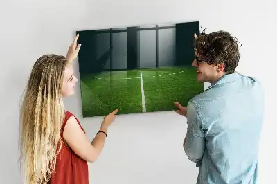 Törölhető mágneses tábla futballpálya mintával