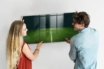 Törölhető mágneses tábla futballpálya mintával