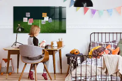 Törölhető mágneses tábla futballpálya mintával