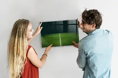Törölhető mágneses tábla futballpálya mintával