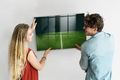 Törölhető mágneses tábla futballpálya mintával