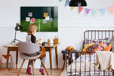 Törölhető mágneses tábla futballpálya mintával