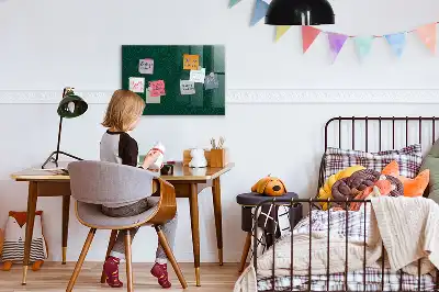 Mágneses felíró tábla levélmintás kivitelben