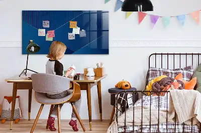 Törölhető mágneses tábla dekoratív absztrakt mintával