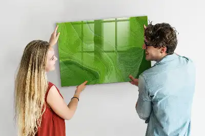 Törölhető mágneses tábla Modern hullámok mintával