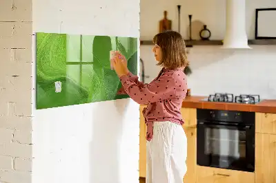 Törölhető mágneses tábla Modern hullámok mintával