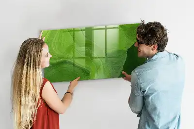 Törölhető mágneses tábla Modern hullámok mintával