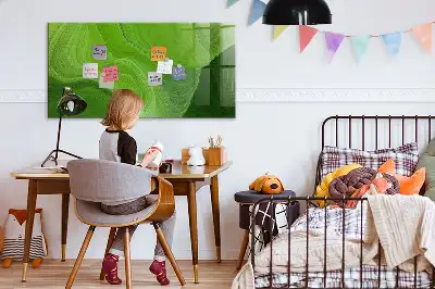Törölhető mágneses tábla Modern hullámok mintával