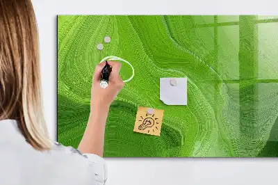 Törölhető mágneses tábla Modern hullámok mintával