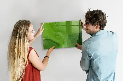 Törölhető mágneses tábla Modern hullámok mintával