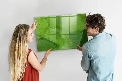 Törölhető mágneses tábla Modern hullámok mintával
