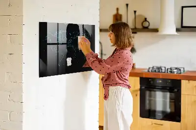 Törölhető mágneses tábla világtérkép körvonalakkal