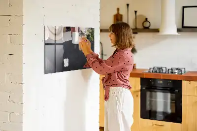 Törölhető mágneses tábla vakáció mintával