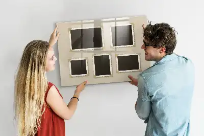 Mágneses felíró tábla retro keretes kivitelben
