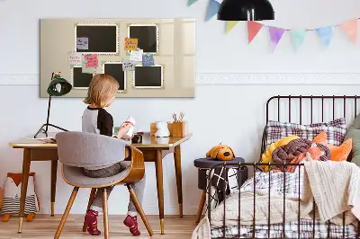 Mágneses felíró tábla retro keretes kivitelben