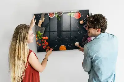 Mágneses írótábla konyhai használatra