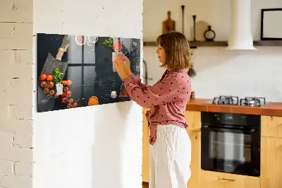 Mágneses írótábla konyhai használatra