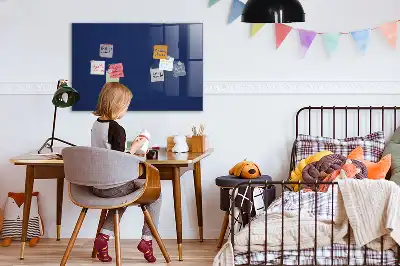 Törölhető mágneses tábla kék színben